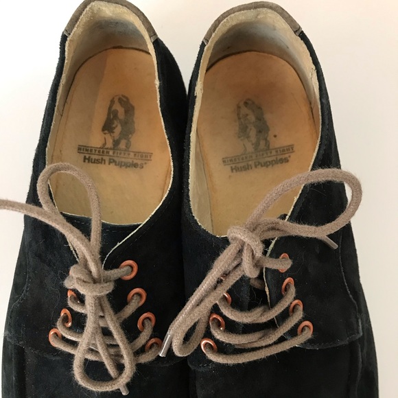 Hush Puppies black suede shoes - Picture 6 of 6